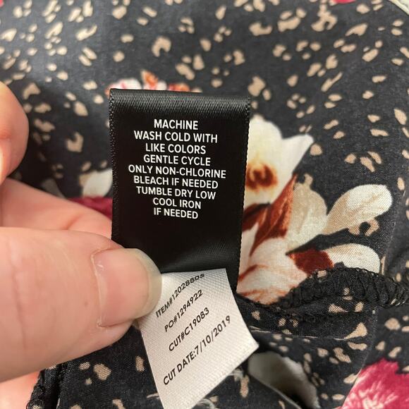 Torrid Floral Print Peplum Challis Corset Top Size 2X - Picture 6 of 6